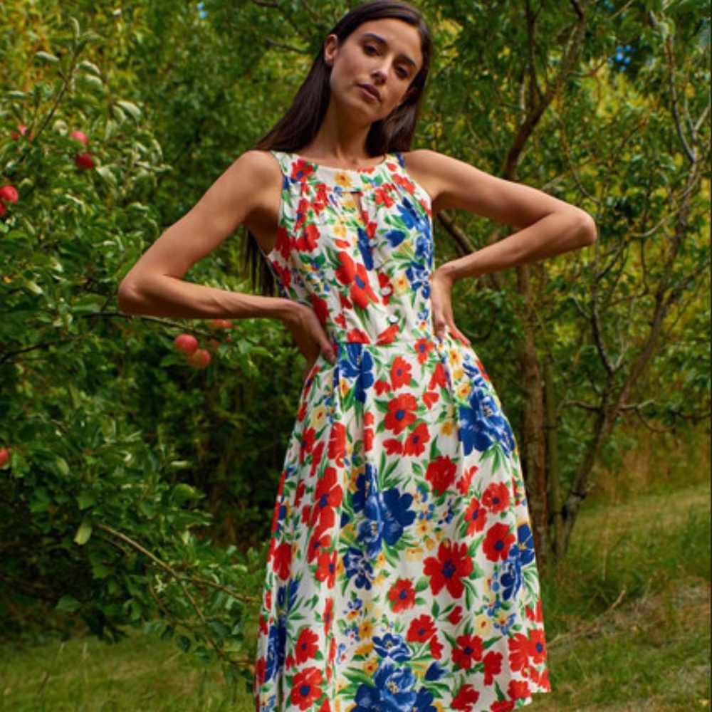 NEW WITH TAGS! *has pockets* Pretty vacant Esme flower dress XXL (18 UK) - Picture 1 of 9